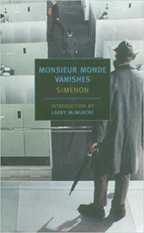 Book cover for "Monsieur Monde Vanishes" by Georges Simenon