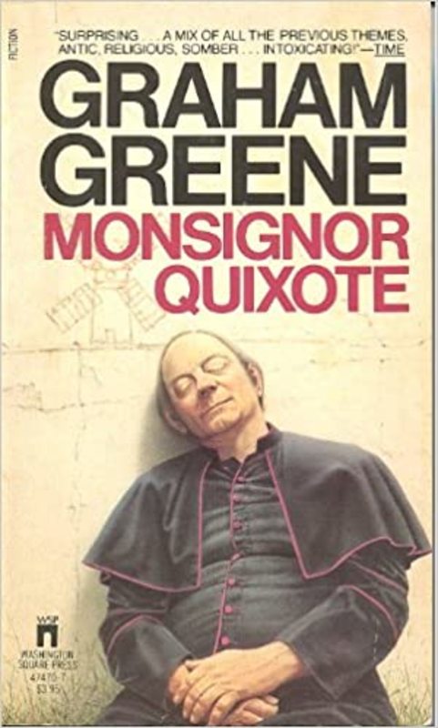 Book cover for "Monsignor Quixote" by Graham Greene
