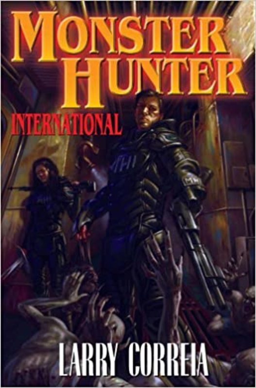 Book cover for "Monster Hunter International" by Larry Correia