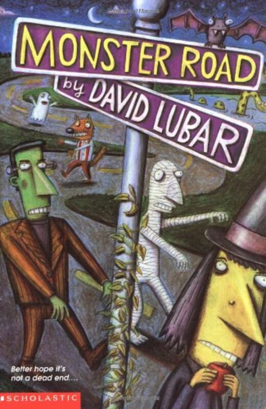Book cover for "Monster Road" by David Lubar