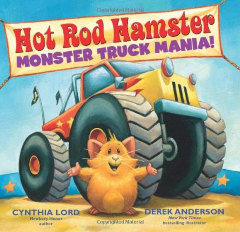 Book cover for "Monster Truck Mania!" by Cynthia Lord
