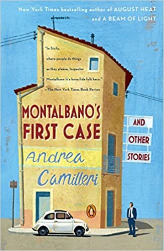Book cover for "Montalbano's First Case and Other Stories" by Andrea Camilleri