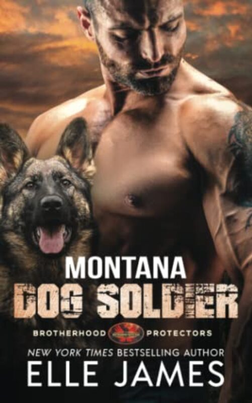 Book cover for "Montana Dog Soldier" by Elle James
