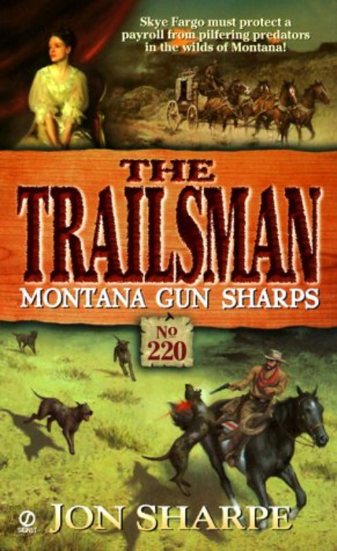 Book cover for "Montana Gun Sharps" by Jon Sharpe