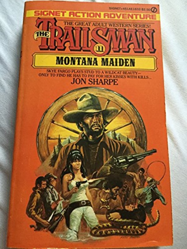 Book cover for "Montana Maiden" by Jon Sharpe