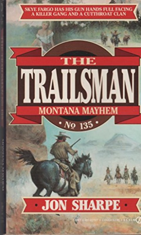 Book cover for "Montana Mayhem" by Jon Sharpe