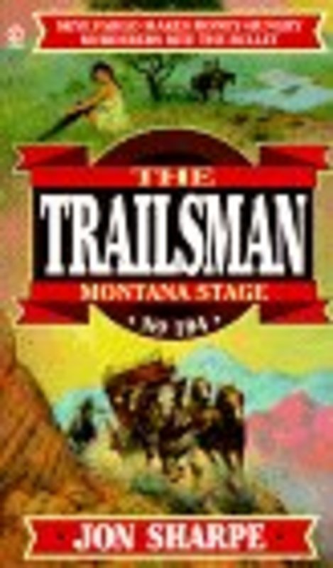 Book cover for "Montana Stage" by Jon Sharpe