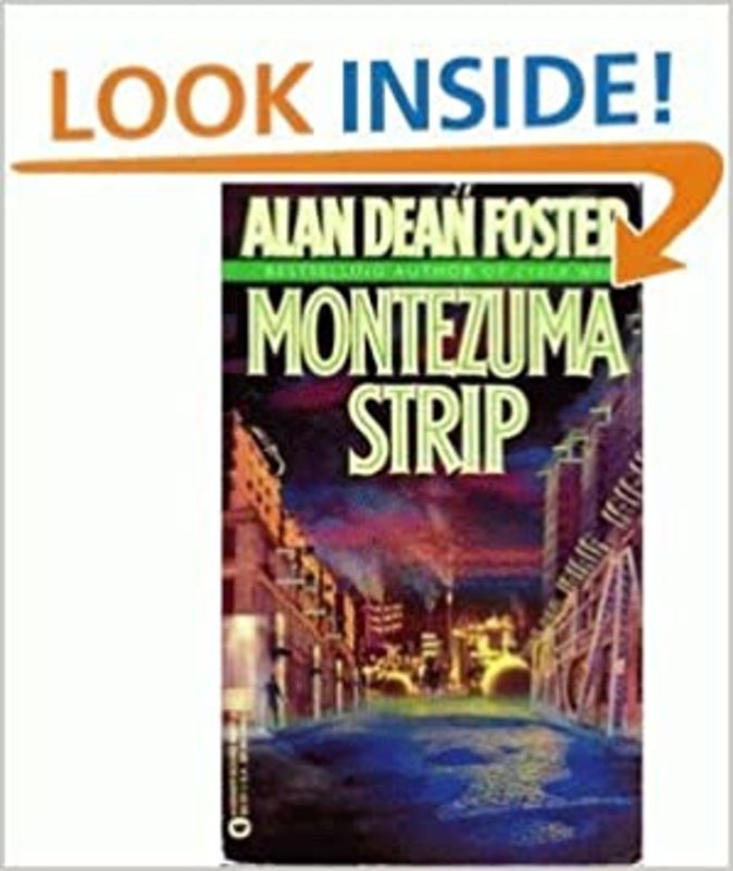 Book cover for "Montezuma Strip" by Alan Dean Foster
