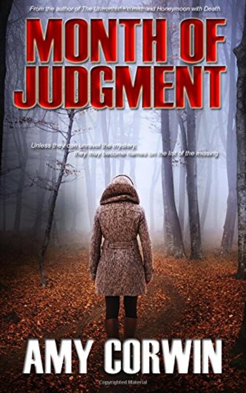 Book cover for "Month of Judgment" by Amy Corwin