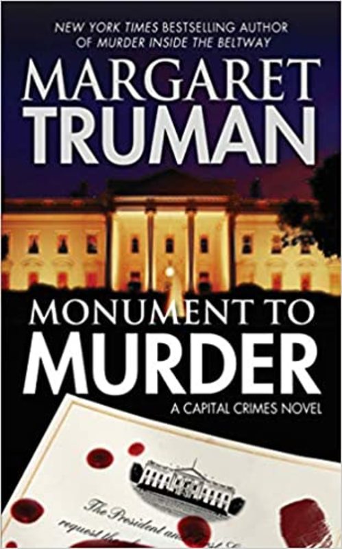 Book cover for "Monument to Murder" by Margaret Truman