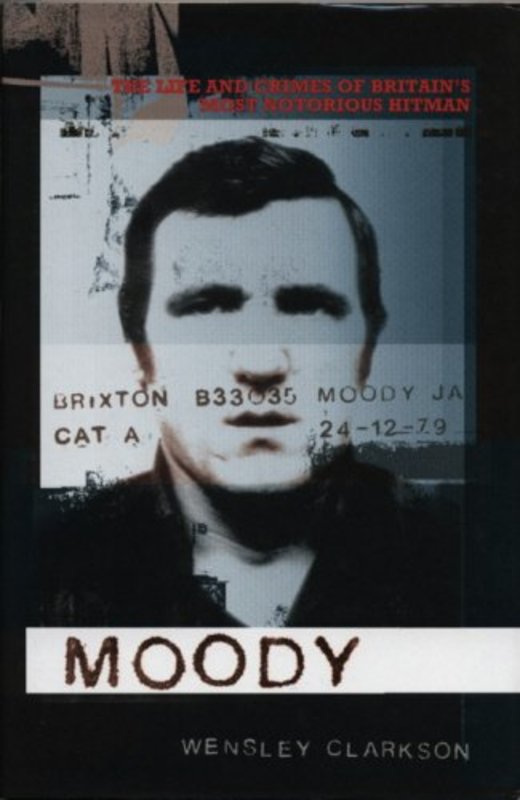 Book cover for "Moody" by Wensley Clarkson