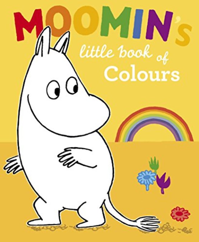 Book cover for "Moomin's Little Book of Colours" by Tove Jansson