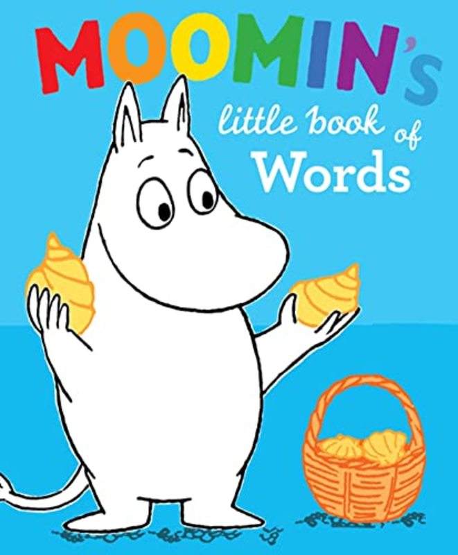 Book cover for "Moomin's Little Book of Words" by Tove Jansson