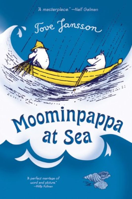 Book cover for "Moominpappa at Sea" by Tove Jansson
