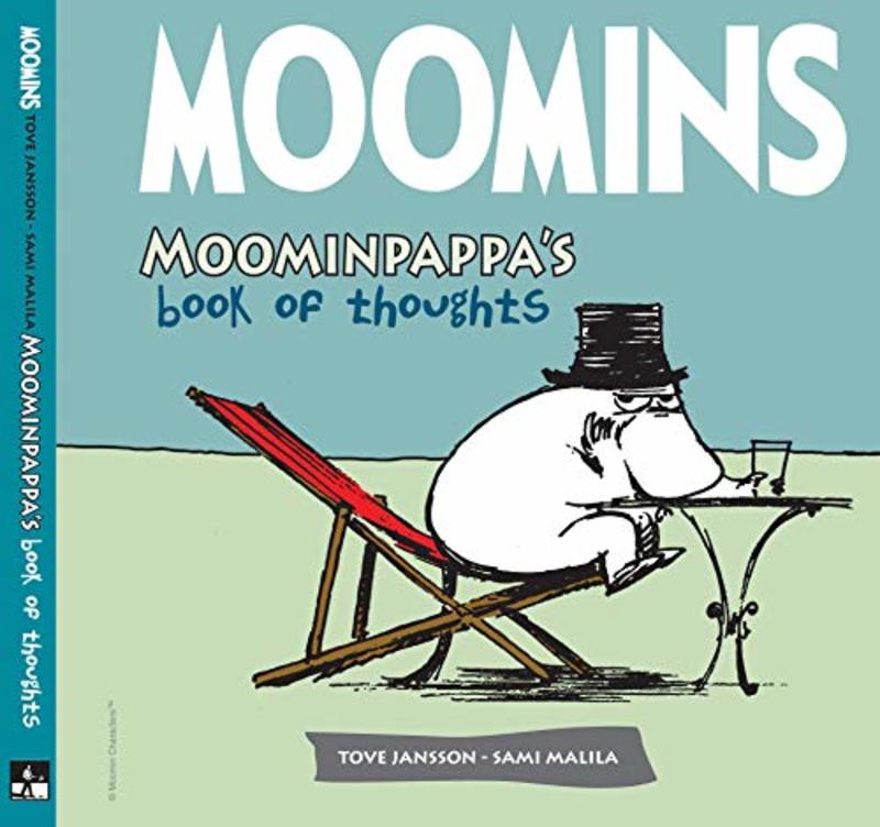 Book cover for "Moominpappa's Book of Thoughts" by Tove Jansson