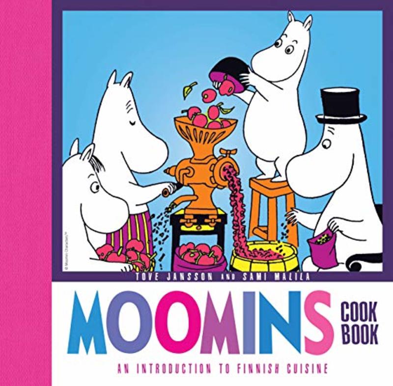 Book cover for "Moomins Cookbook" by Tove Jansson
