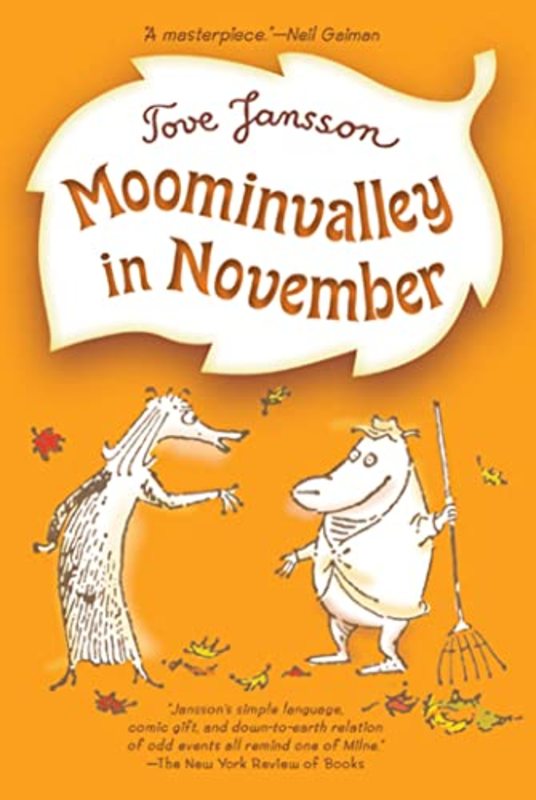 Book cover for "Moominvalley in November" by Tove Jansson