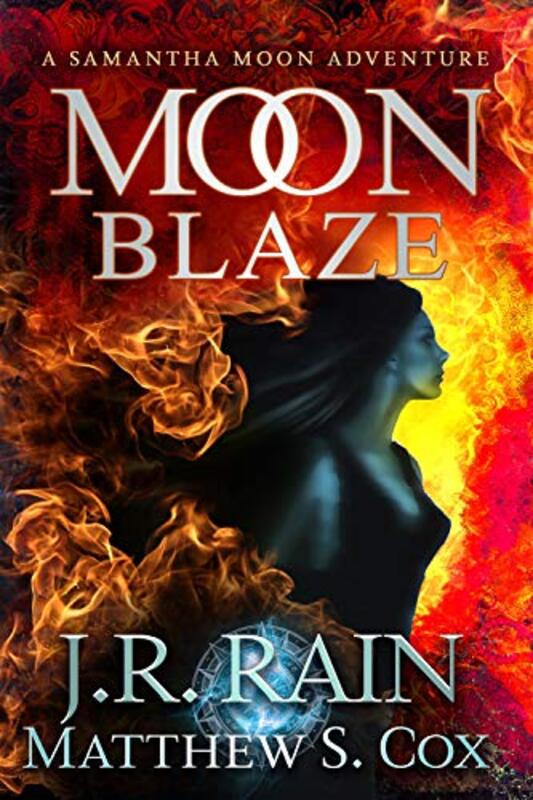 Book cover for "Moon Blaze" by J R Rain