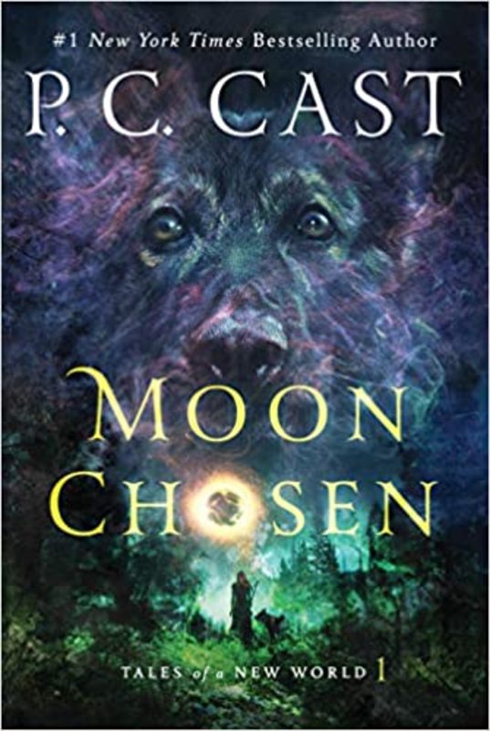 Book cover for "Moon Chosen" by PC Cast