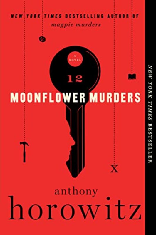 Book cover for "Moonflower Murders" by Anthony Horowitz
