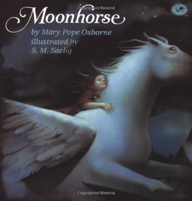 Book cover for "Moonhorse" by Mary Pope Osborne
