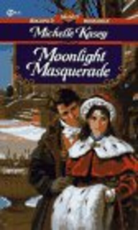 Book cover for "Moonlight Masquerade" by Kasey Michaels