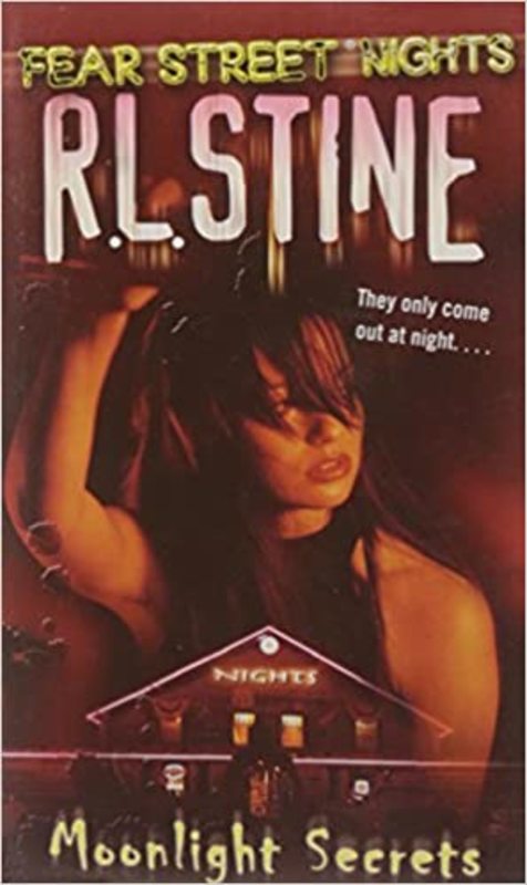 Book cover for "Moonlight Secrets" by R.L. Stine