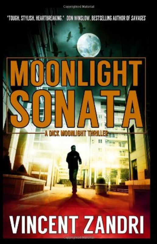 Book cover for "Moonlight Sonata" by Vincent Zandri