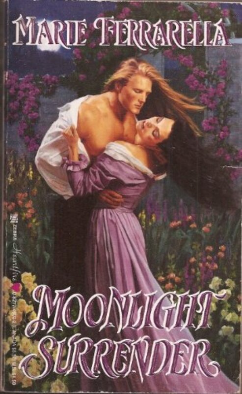 Book cover for "Moonlight Surrender" by Marie Ferrarella