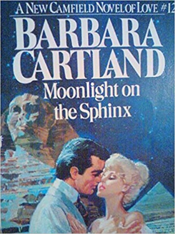 Book cover for "Moonlight on Sphinx" by Barbara Cartland