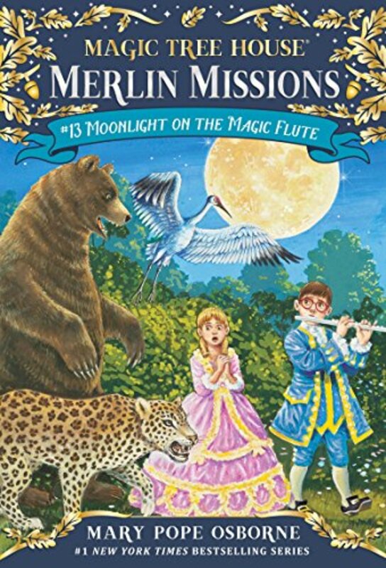 Book cover for "Moonlight on the Magic Flute" by Mary Pope Osborne