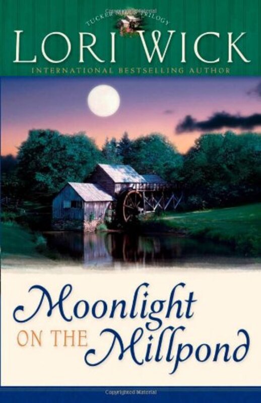 Book cover for "Moonlight on the Millpond" by Lori Wick