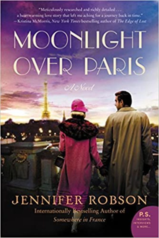 Book cover for "Moonlight over Paris" by Jennifer Robson