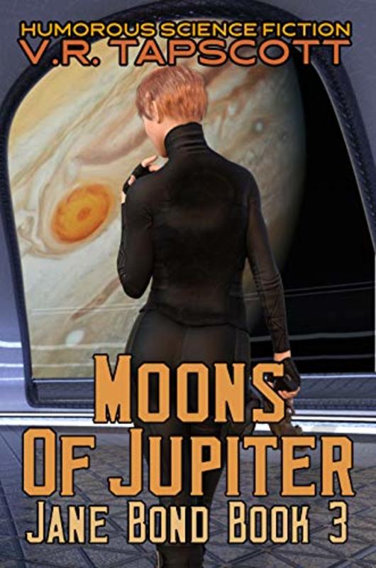 Book cover for "Moons of Jupiter" by VR Tapscott