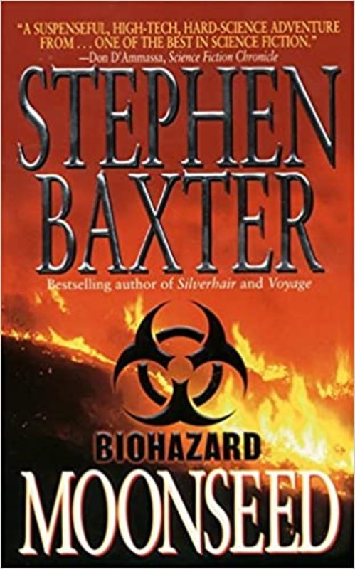 Book cover for "Moonseed" by Stephen Baxter