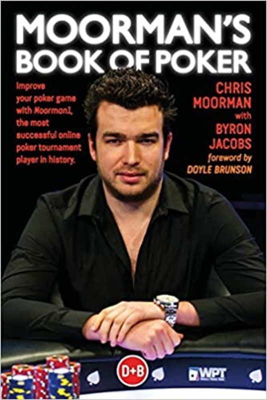 Book cover for "Moorman's Book of Poker" by Chris Moorman