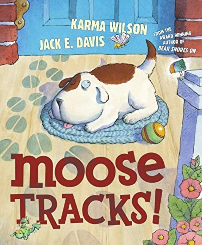 Book cover for "Moose Tracks!" by Karma Wilson