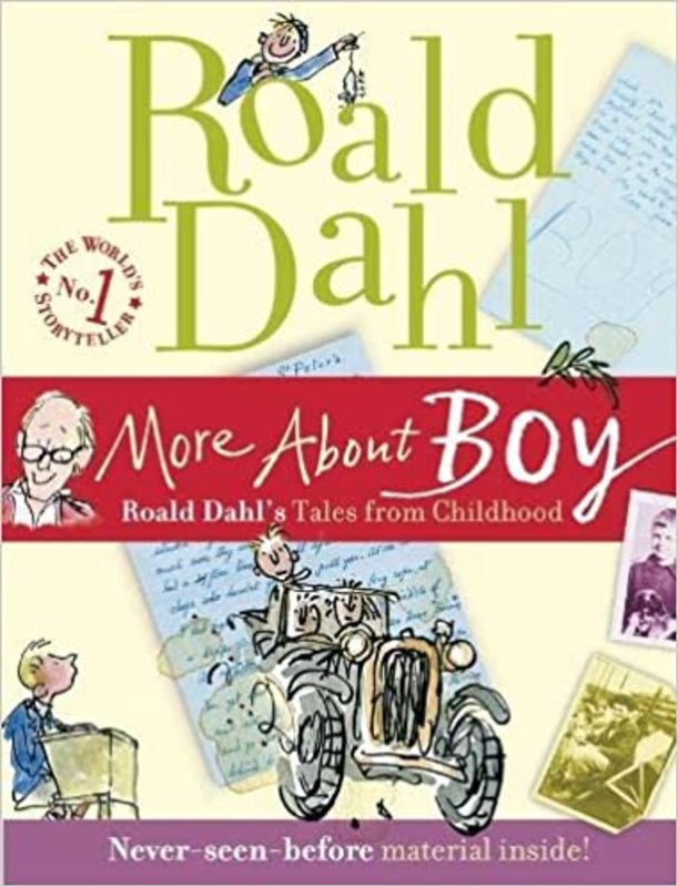 Book cover for "More About Boy" by Roald Dahl