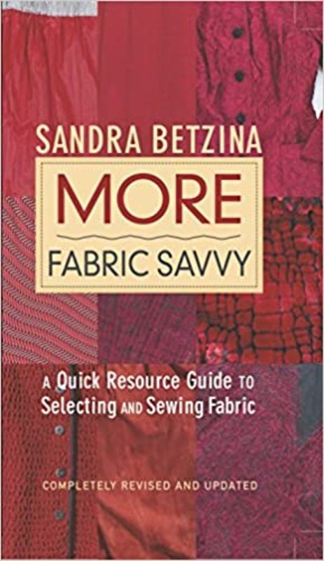 Book cover for "More Fabric Savvy" by Sandra Betzina