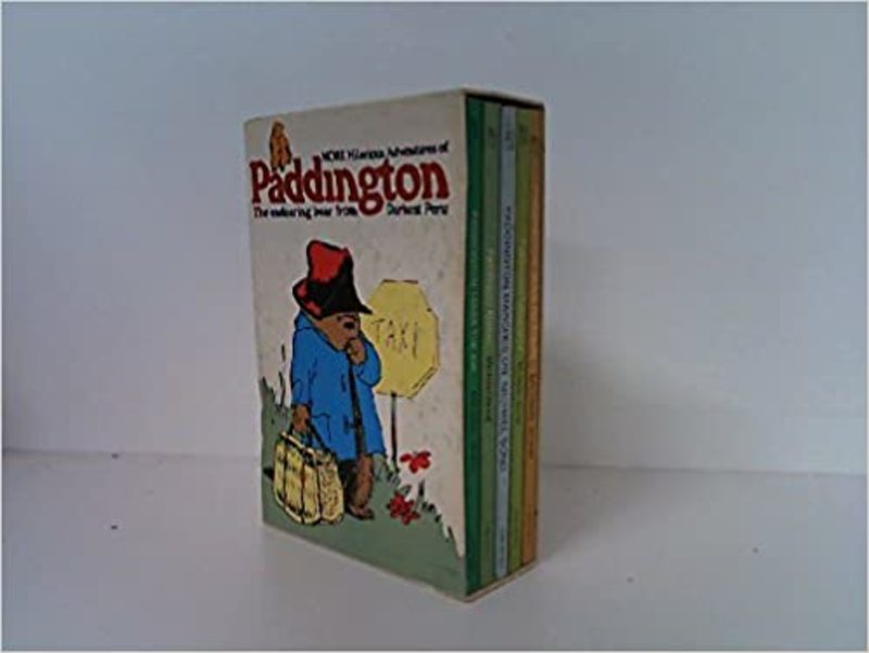 Book cover for "More Hilarious Adventures of Paddington" by Michael Bond