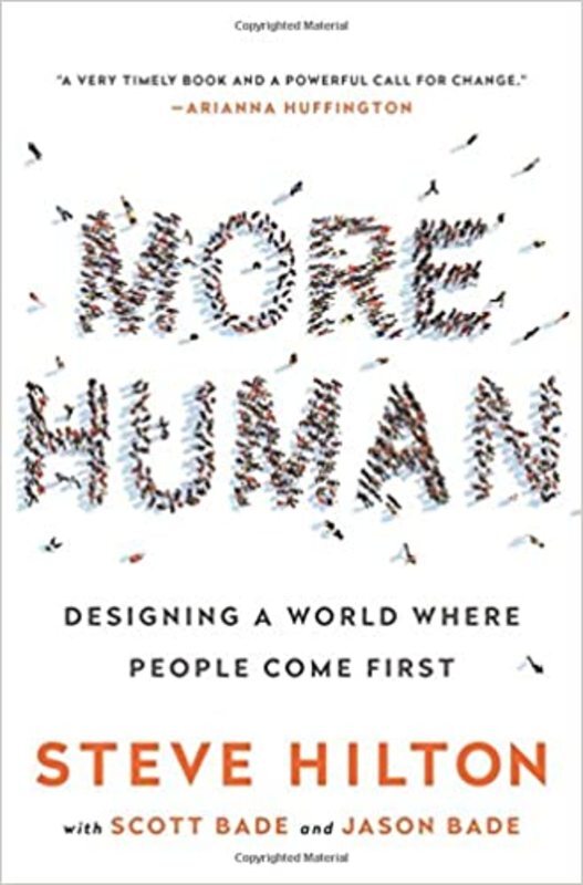 Book cover for "More Human" by Steve Hilton