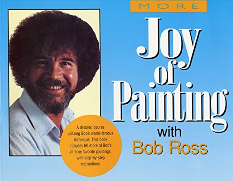 Book cover for "More Joy of Painting with Bob Ross" by Bob Ross
