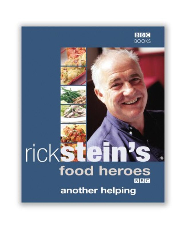Book cover for "More Recipes from Rick Stein's Food Heroes" by Rick Stein