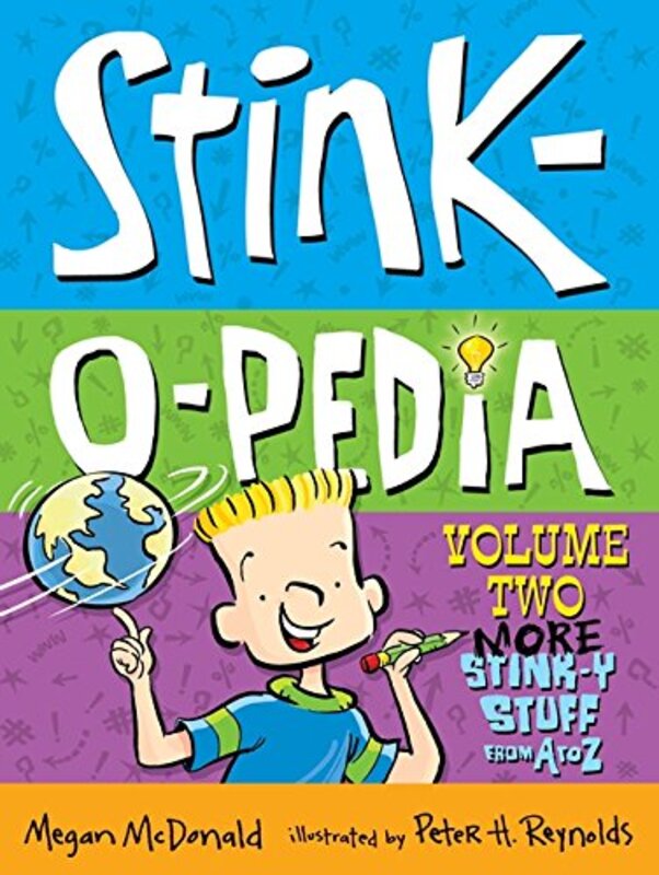 Book cover for "More Super-Stink-y Stuff from A to Z" by Megan McDonald