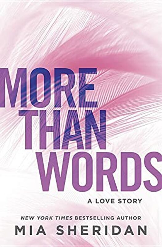 Book cover for "More Than Words" by Mia Sheridan