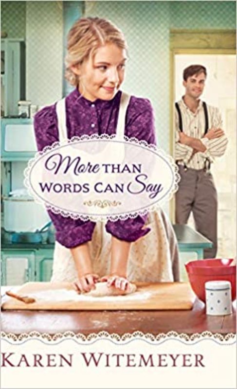 Book cover for "More Than Words Can Say" by Karen Witemeyer