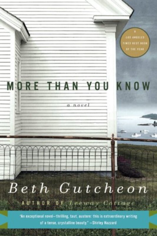 Book cover for "More Than You Know" by Beth Gutcheon
