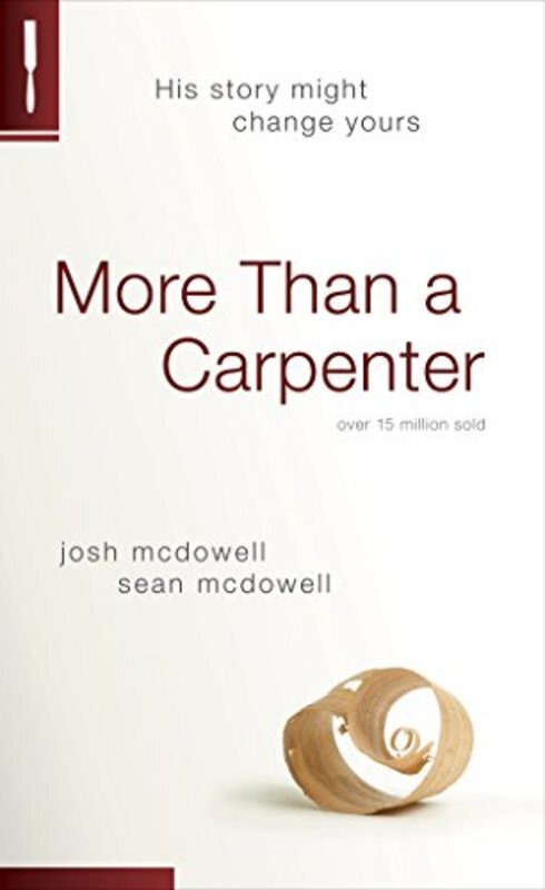 Book cover for "More Than a Carpenter" by Josh McDowell