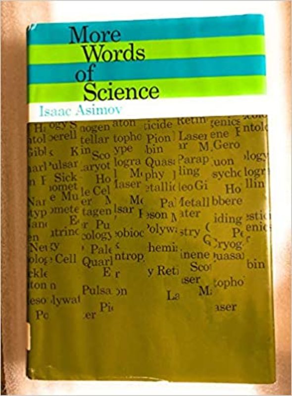 Book cover for "More Words of Science" by Isaac Asimov