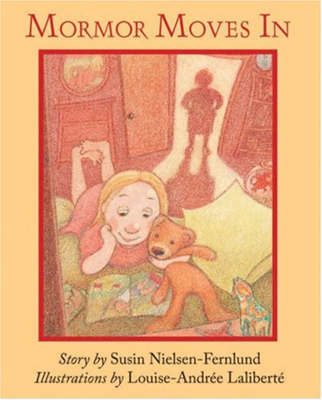 Book cover for "Mormor Moves in" by Susin Nielsen